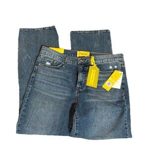 Circus.l NY Jeans WomenH High Rise Slim Straight Distressed Casual‎ Denim NWT 30